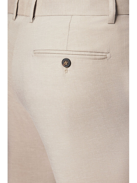 Lancerto Lancerto Spodnie materiałowe Tommaso SP131125000001 Beżowy Slim Fit