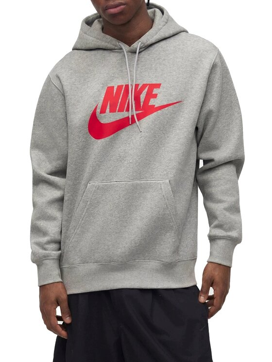 Nike Nike Bluza CLUB Szary Standard Fit