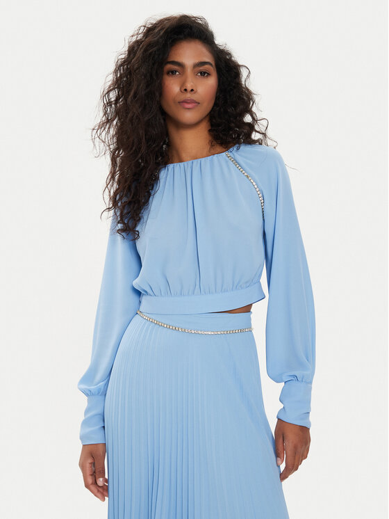 Liu Jo Liu Jo Bluză CA4409 TS055 Albastru celest Regular Fit
