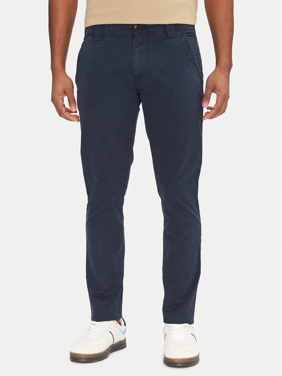 Tommy Jeans Chino nohavice Tjm Scanton DM0DM09595 Tmavomodrá Slim Fit