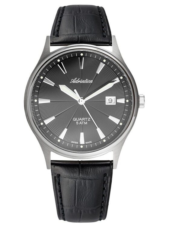 Adriatica Adriatica Hodinky A1171.4216Q Čierna