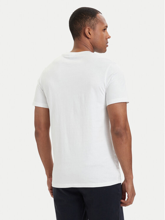 Nautica Nautica T-Shirt NAUTICA-W126-NAMTS-1012-01P Biały Regular Fit