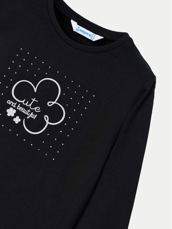 Mayoral Mayoral Blusa 178 Nero Regular Fit