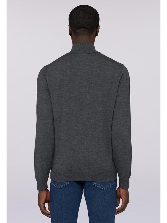 Trussardi Trussardi Cardigan M0068000008N013 Grigio Regular Fit