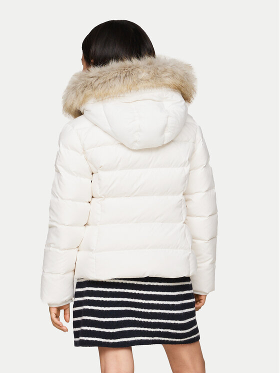 Tommy Hilfiger Tommy Hilfiger Dūnu jaka Essential KG0KG07399 M Balts Regular Fit