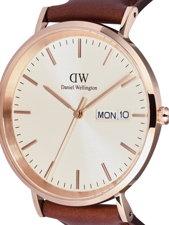 Daniel Wellington Daniel Wellington Zegarek Classic Day Display 40 DW00100829 Różowe złoto