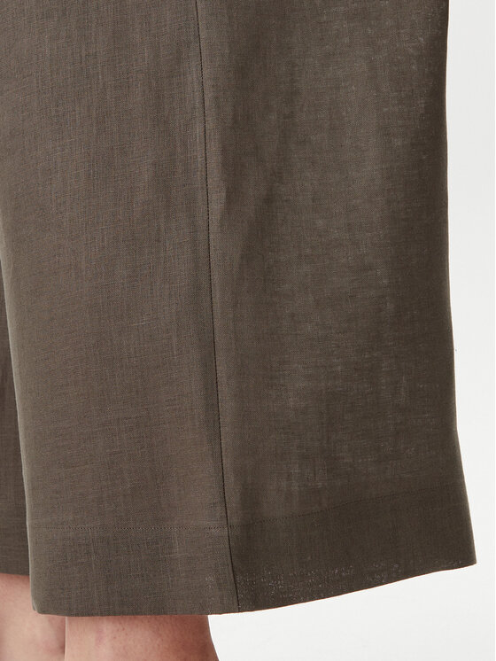 Max Mara Max Mara Spodnie materiałowe Minnie 2516131018 Zielony Relaxed Fit