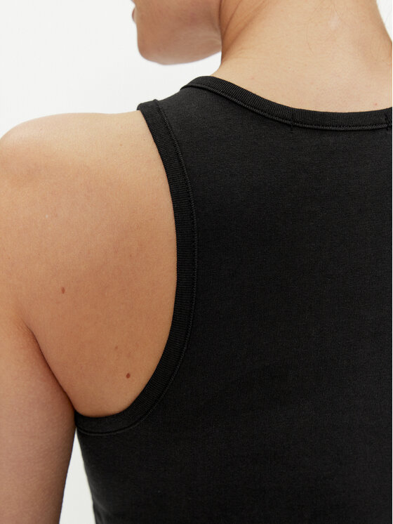 Vans Vans Φόρεμα καλοκαιρινό Varsity Tank Dress VN000JGP Μαύρο Slim Fit