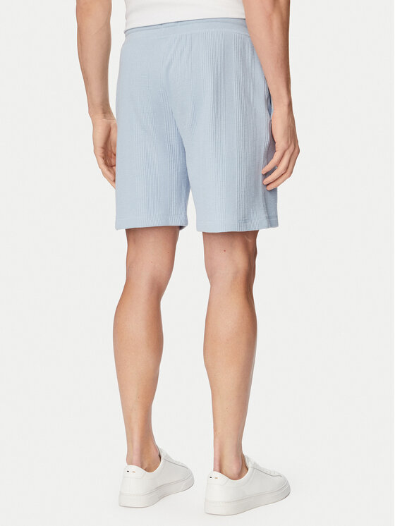 BOSS BOSS Спортивні шорти Structure 50540581 Світло-синій Regular Fit