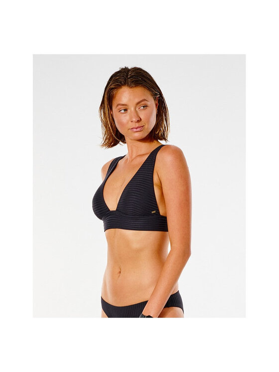 Rip Curl Rip Curl Góra od bikini Premium Surf Deep V Czarny