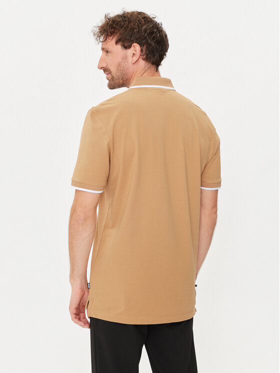 BOSS Boss Polo marškinėliai Parlay 190 50494697 Smėlio Regular Fit
