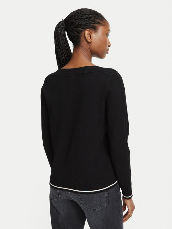 Liu Jo Sport Liu Jo Sport Sweter TF6189 MS63L Czarny Regular Fit