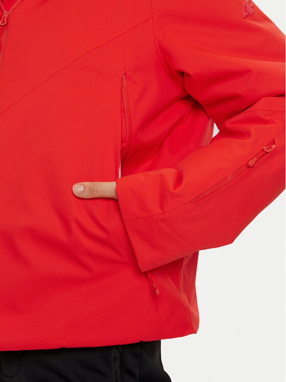 4F 4F Скиорско яке 4FWAW24TTJAF582 Червен Regular Fit