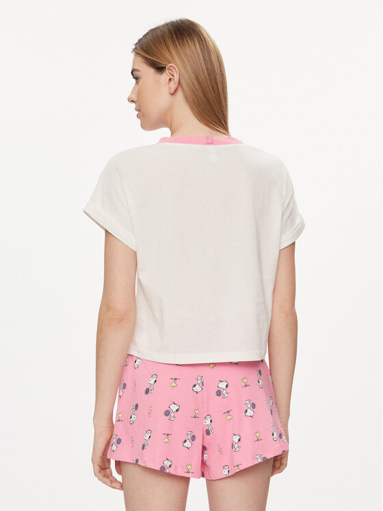 United Colors Of Benetton United Colors Of Benetton Pizsama felső 30963M05O Ekru Regular Fit