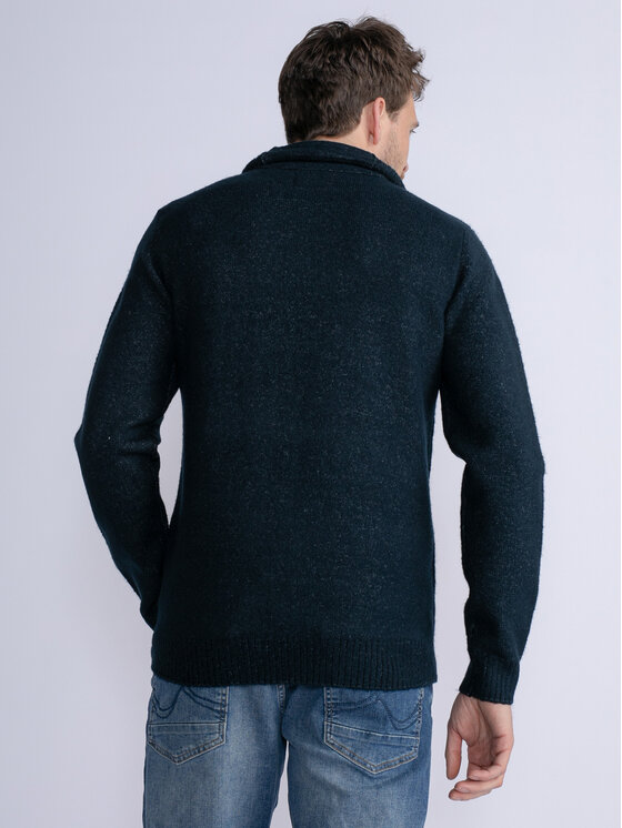 Petrol Industries Petrol Industries Kampsun M-3030-KWC217 Tumesinine Regular Fit