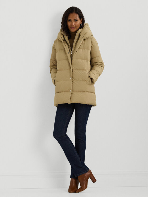 LAUREN RALPH LAUREN LAUREN RALPH LAUREN Geacă din puf 297962420003 Bej Oversize