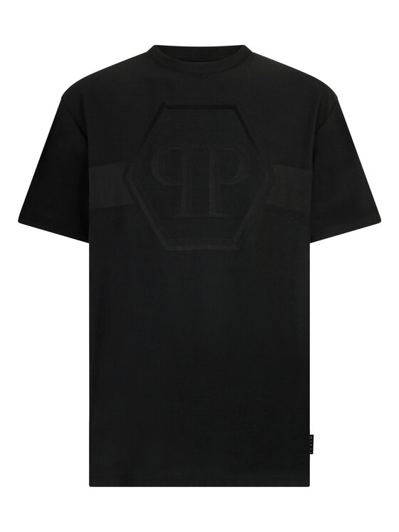 PHILIPP PLEIN PHILIPP PLEIN T-Shirt 29878 Czarny Regular Fit