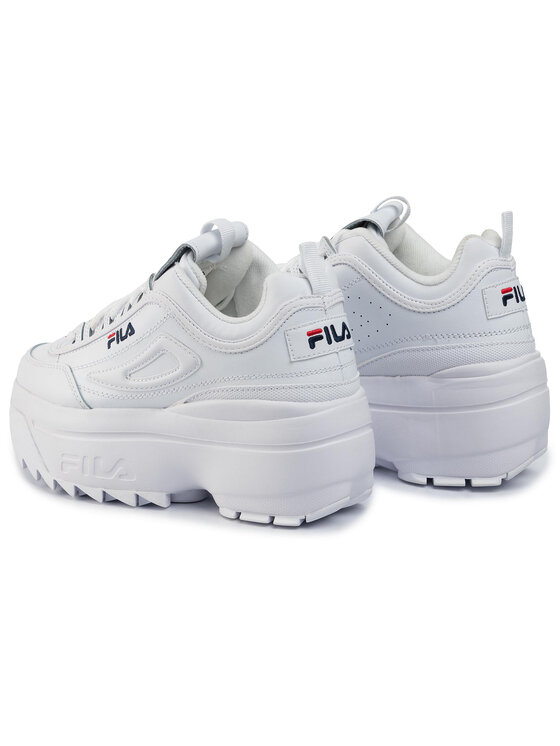 Fila disruptor ii wedge wmn white hot sale