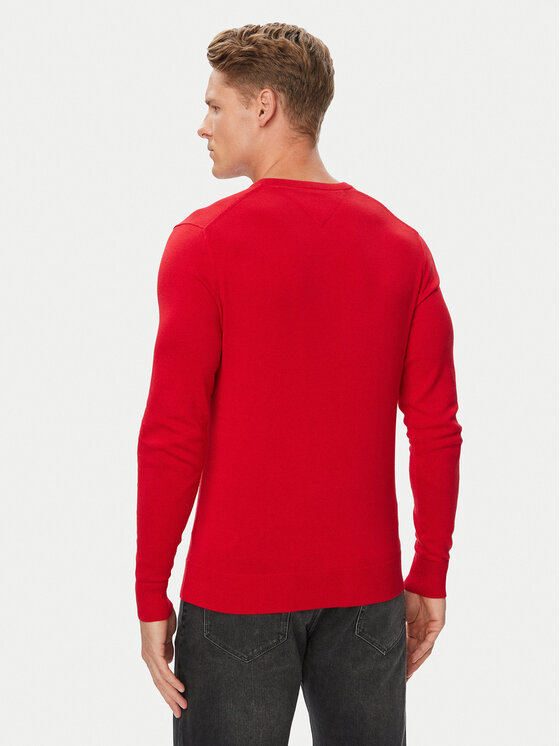 Tommy Hilfiger Tommy Hilfiger Πουλόβερ Essential MW0MW14745 Κόκκινο Regular Fit
