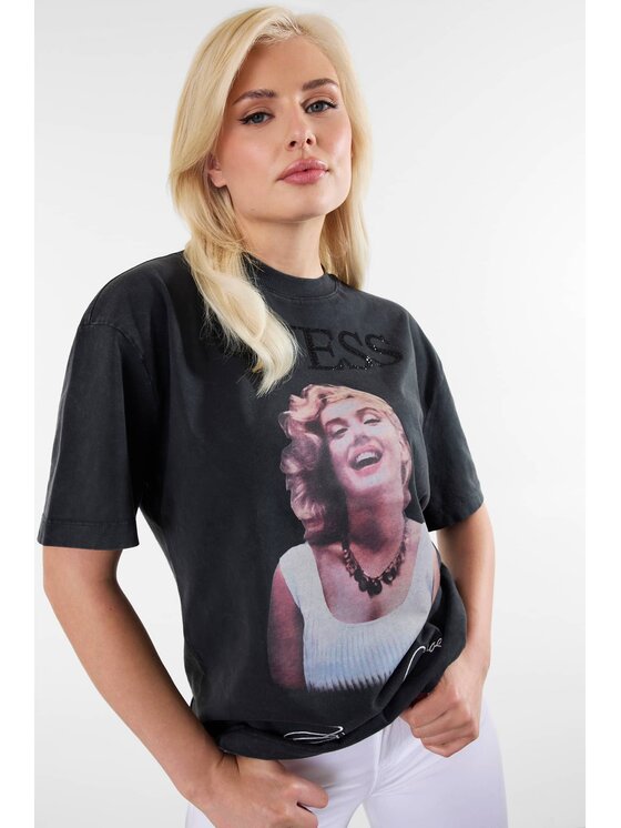 Guess Guess T-Shirt 182691 Czarny Classic Fit
