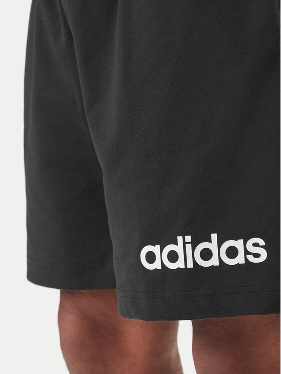 adidas adidas Sportske kratke hlače Essentials Linear JE9012 Crna Regular Fit