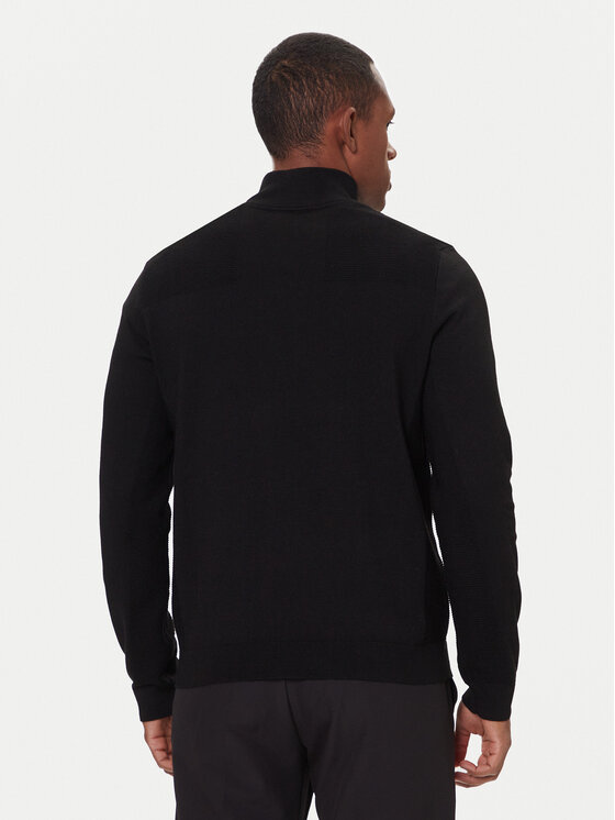 BOSS BOSS Светр Momentum-X QZ 50547898 Чорний Regular Fit