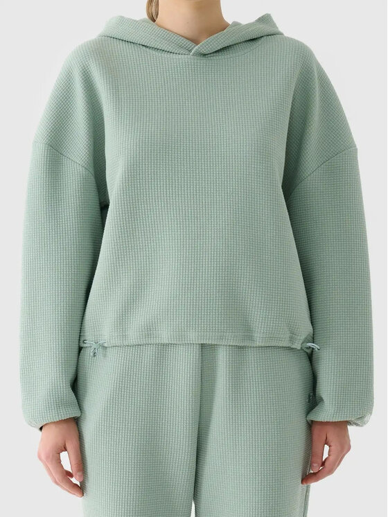 4F 4F Bluza 4FWAW25TSWSF1847 Zielony Active Fit
