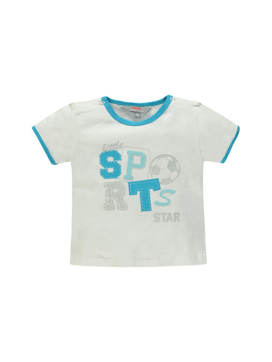 Kanz Kanz T-Shirt 1832541-1000 Biały Basic Fit