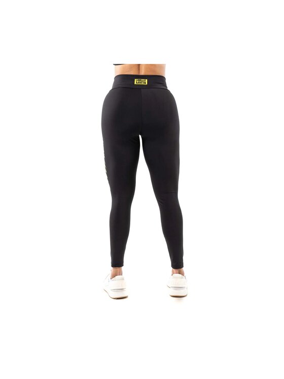 LaBellaMafia LaBellaMafia Legginsy LEGGING FLAME BLACK Czarny Basic Fit