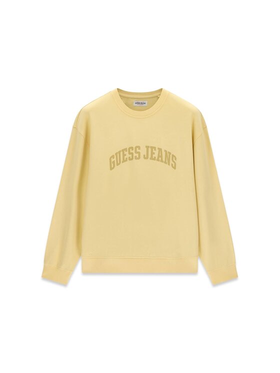 Guess Jeans Guess Jeans Bluza 182066 Żółty Classic Fit
