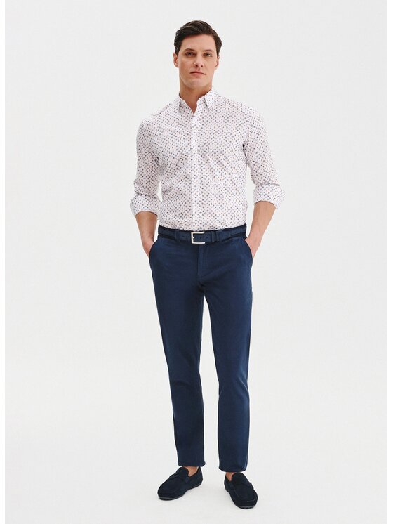 Pako Lorente Pako Lorente Koszula P25SF-1X-027 Biały Slim Fit