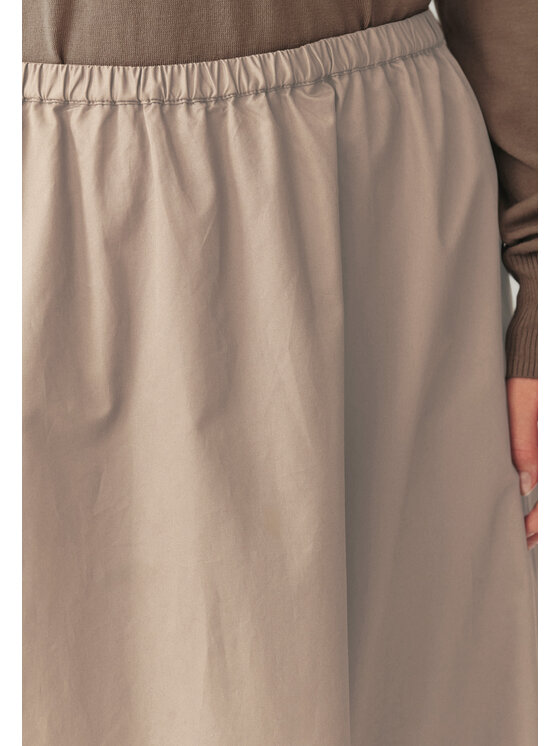 TATUUM Tatuum Midi sukně SYGMI 1 Béžová Barrel Fit