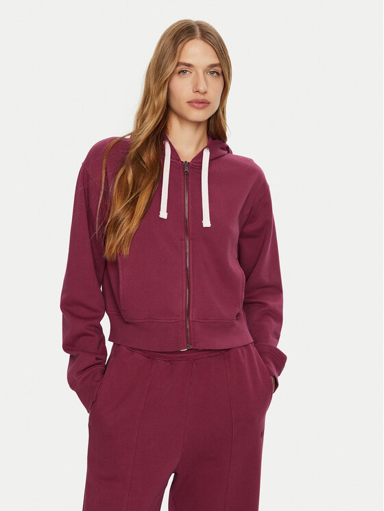 Champion Champion Majica dugih rukava 117631 Tamnocrvena Regular Fit