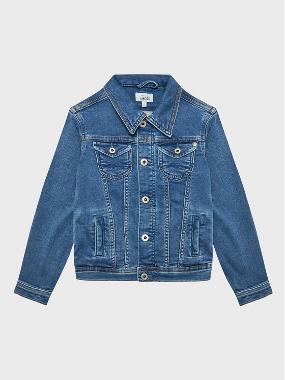 Pepe Jeans Pepe Jeans Džínové šortky New Berry PG401046JR7 Modrá Regular Fit