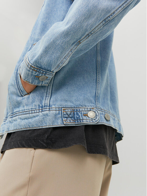 Jack & Jones Jack & Jones Farmer kabát Jean 12223612 Kék Regular Fit