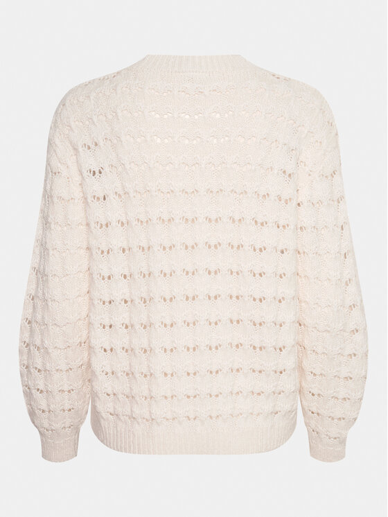 Kaffe Kaffe Pullover Elena 10508195 Écru Regular Fit