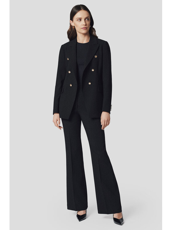 Lancerto Lancerto Spodnie materiałowe Bormio SP073125000009 Czarny Regular Fit