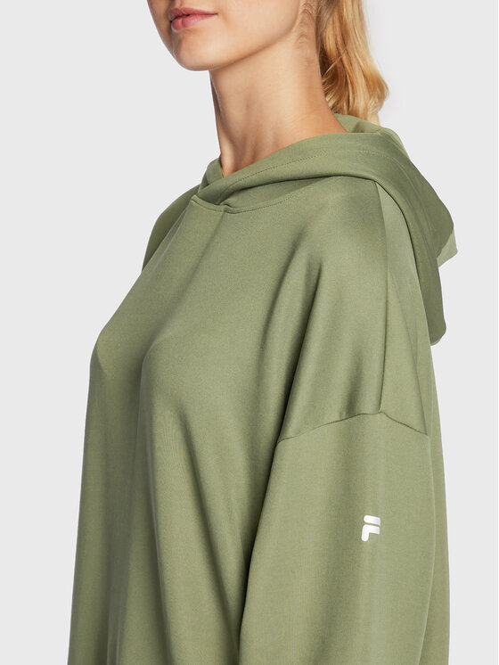Felpa Cortona FAW0215 Verde Oversize