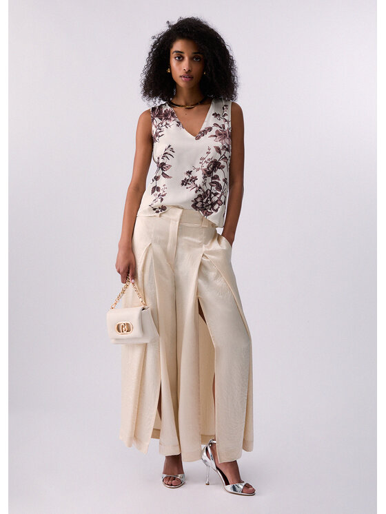 Liu Jo Liu Jo Blusa CA6384TS061P9654 Bianco Regular Fit