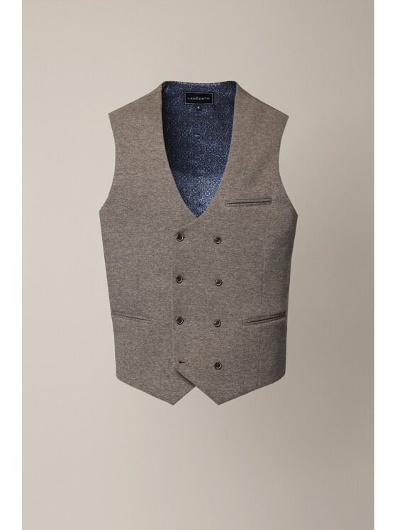 Lancerto Lancerto Kamizelka Treia KA131225000008 Beżowy Slim Fit