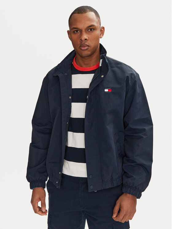 Tommy Jeans Prechodná bunda Dna Ess DM0DM20900 Tmavomodrá Regular Fit