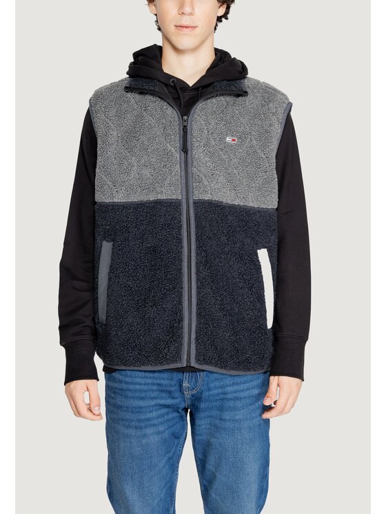 Tommy Jeans Tommy Jeans Smanicato TJM TEDDY ESSENTIAL Nero To Fit