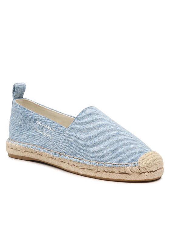 KARL LAGERFELD Espadrilky KL98119 Modrá | Modivo.cz