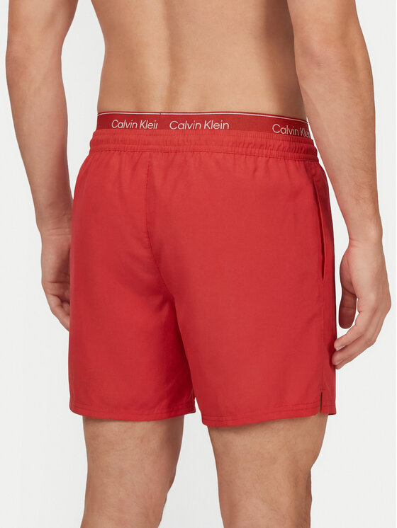 Calvin Klein Swimwear Calvin Klein Swimwear Pantaloni scurți pentru înot LV00N61023 Roșu Regular Fit
