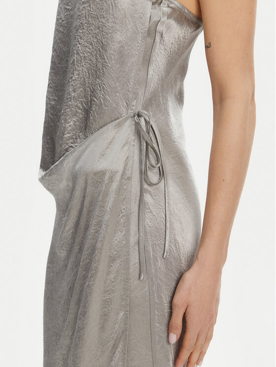 Herskind Herskind Večerní šaty Sanderson 5557196 Stříbrná Regular Fit
