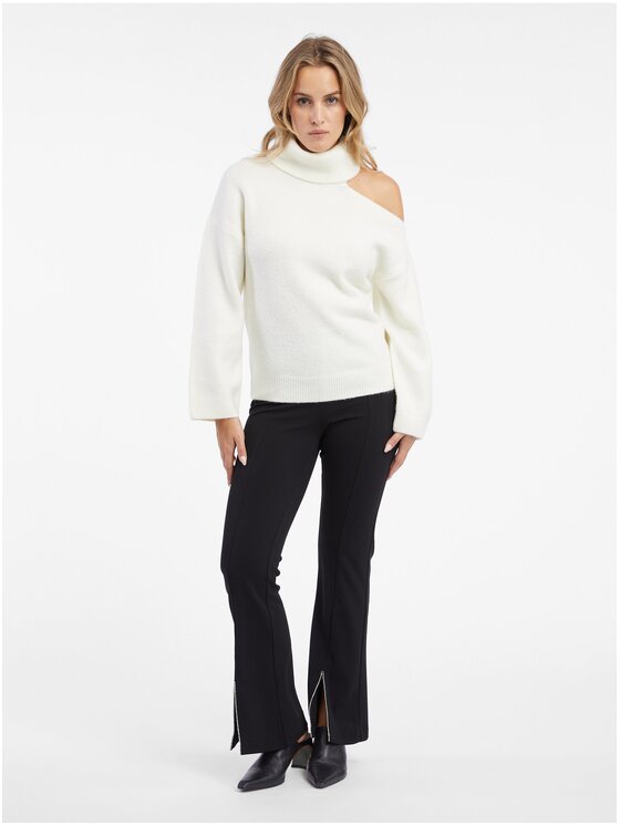 Orsay Orsay Sweter 507528029000__XL Beżowy Regular Fit