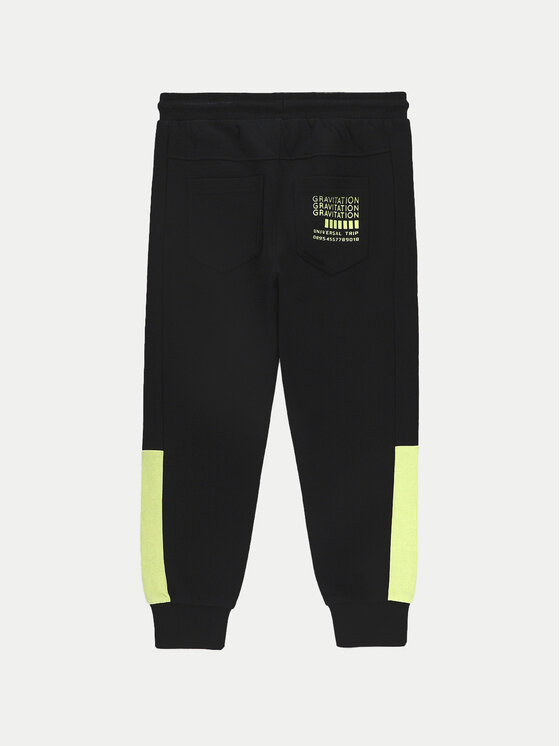 Coccodrillo Coccodrillo Долнище анцуг ZC4120103WBK Черен Regular Fit