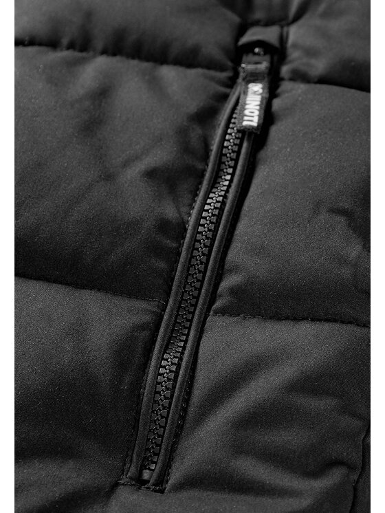 minoti minoti Kurtka zimowa 33COAT524 Czarny Longline Fit