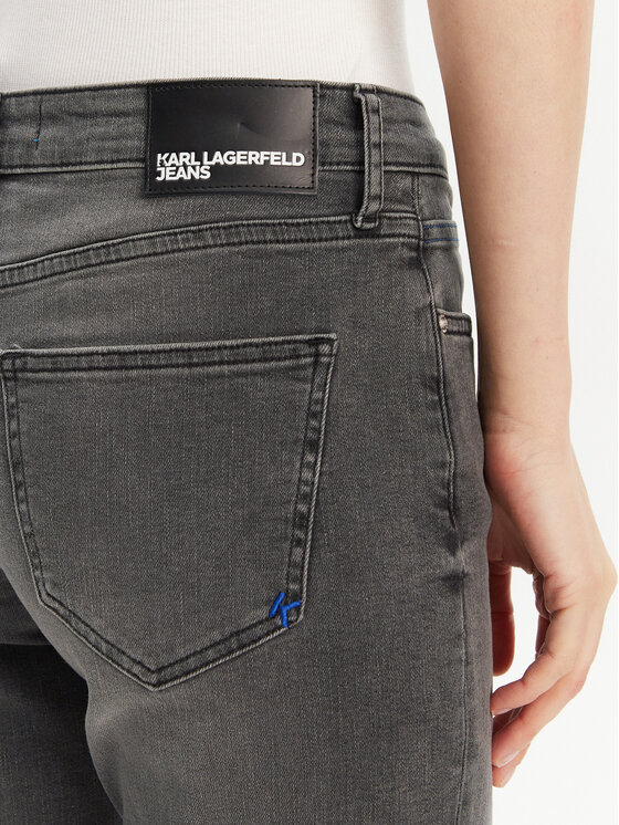 Karl Lagerfeld Jeans Karl Lagerfeld Jeans Traperice A1W10109 Siva Slim Fit