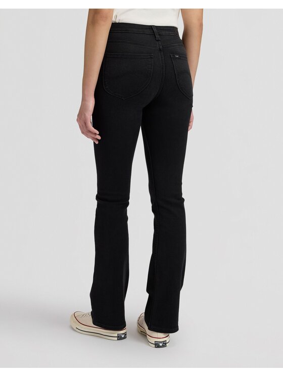 Lee Lee Jeansy BREESE BOOT Czarny Bootcut Fit